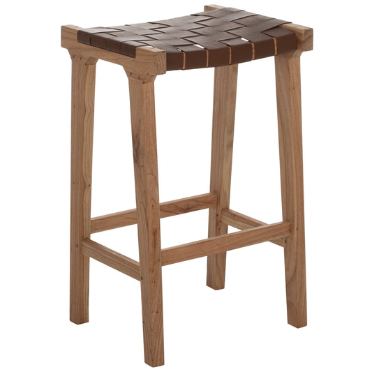 Bar Stool Hm99382.01 Solid Teak Natural 40x35x65h