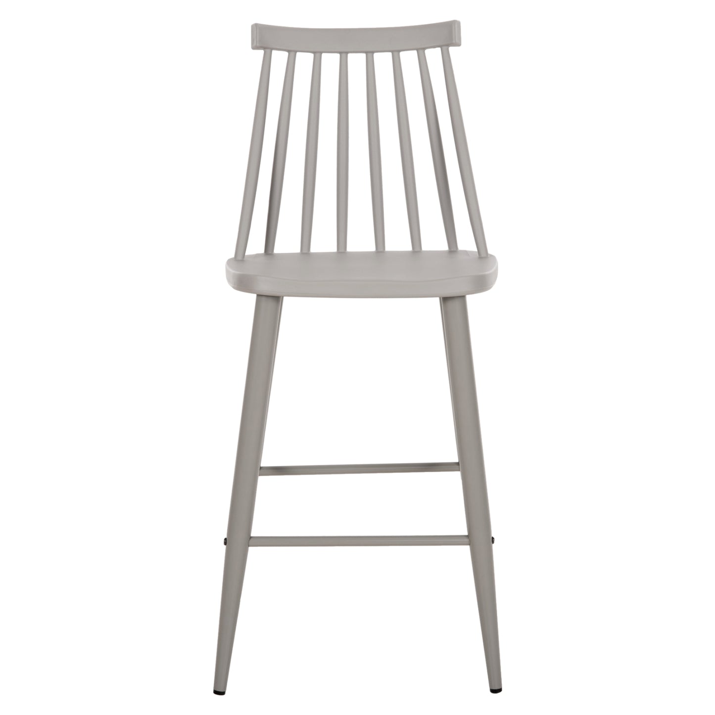 Bar Stool Medium Height Vanessa Hm9300.20 Polypropylene & Metal-grey 45,5x46x97hcm.