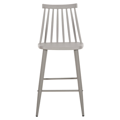 Bar Stool Medium Height Vanessa Hm9300.20 Polypropylene & Metal-grey 45,5x46x97hcm.