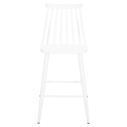 Bar Stool Medium Height Vanessa Hm9300.11 Polypropylene & Metal-white 45,5x46x97hcm.