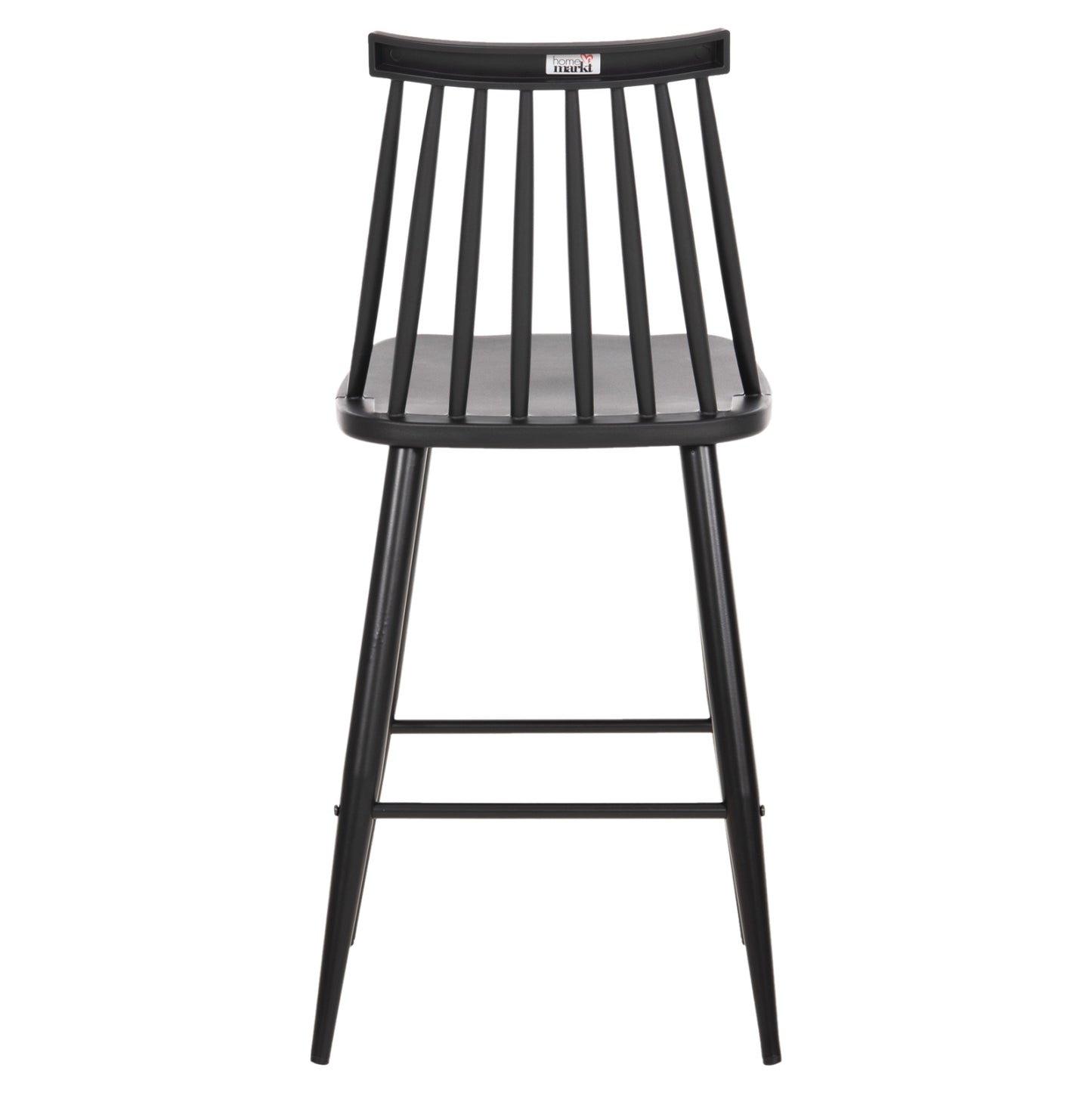 Bar Stool Medium Height Vanessa Hm9300.12 Polypropylene & Metal-black 45,5x46x97hcm.