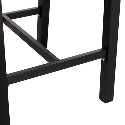 Bar Stool Medium Height Howard Hm5791.23 Aluminum In Black--dark Grey Rope 47.5x55x94.5hcm.
