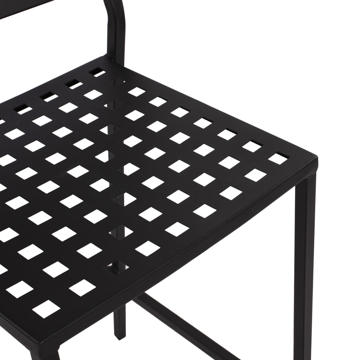 Stool Bar Olympias Metallic Hm5528.01 Black Color 47x58x111cm