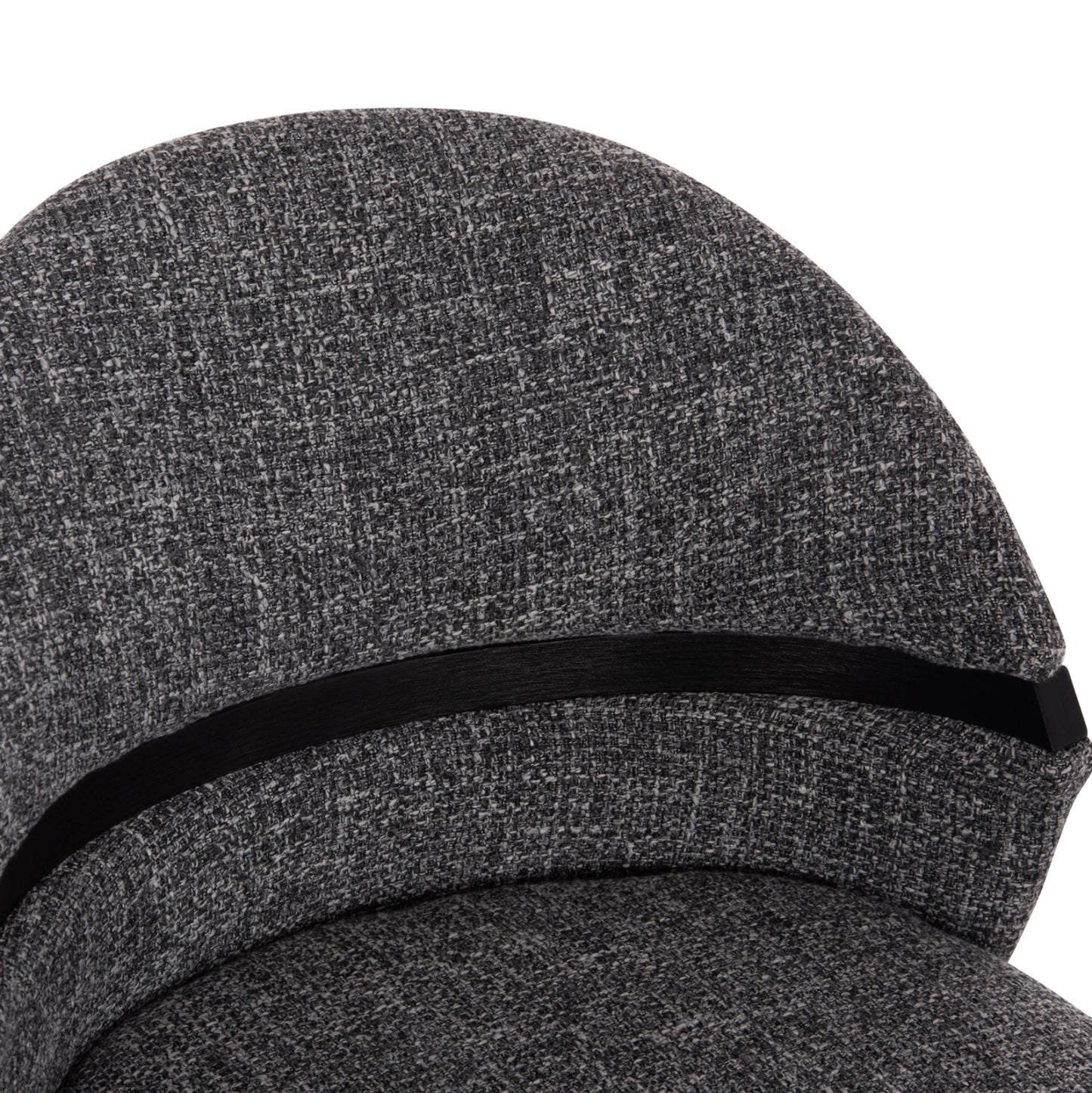Bar Stool Swivel Dekker Hm18250.02 Plywood In Black--fabric In Grey 48x54x96hcm.