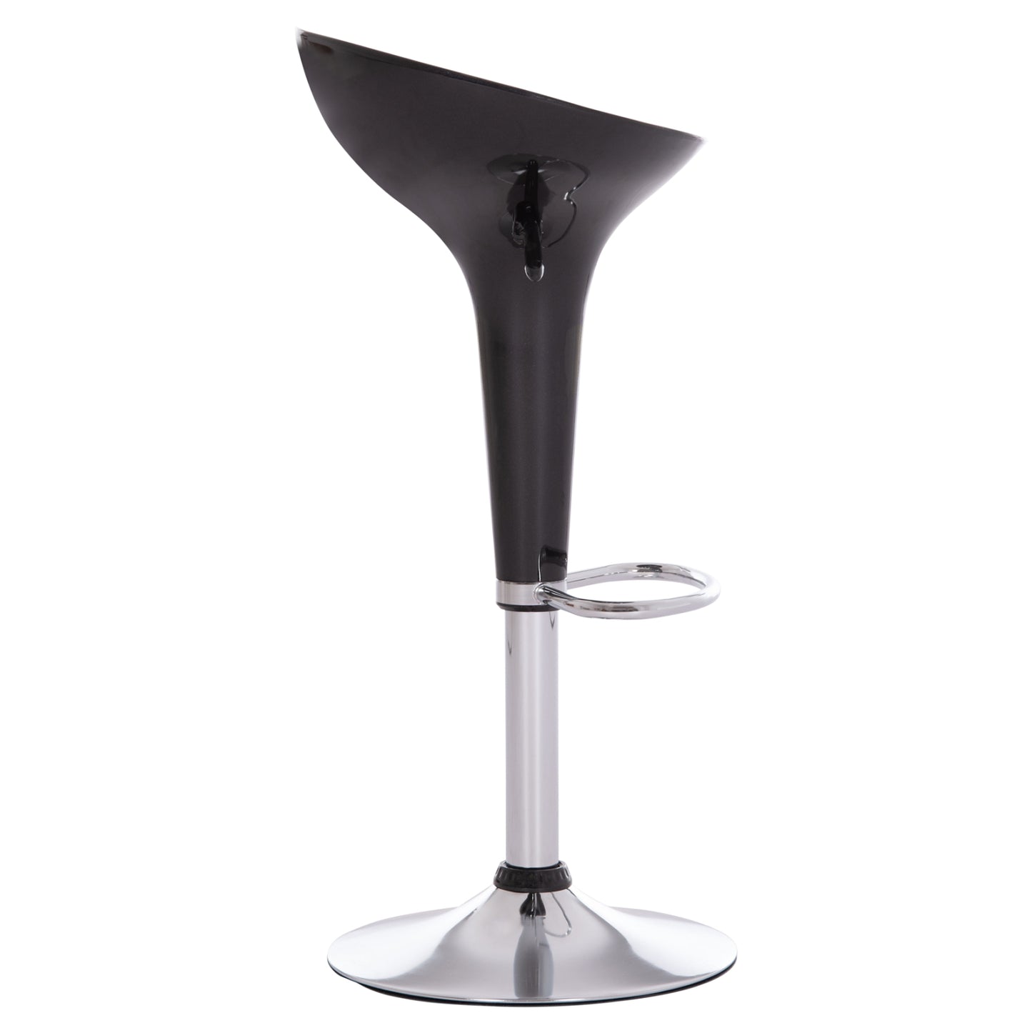 Bar Stool Swivel Daisy Hm200.21 Abs In Black--suspension 44x38x85hcm.