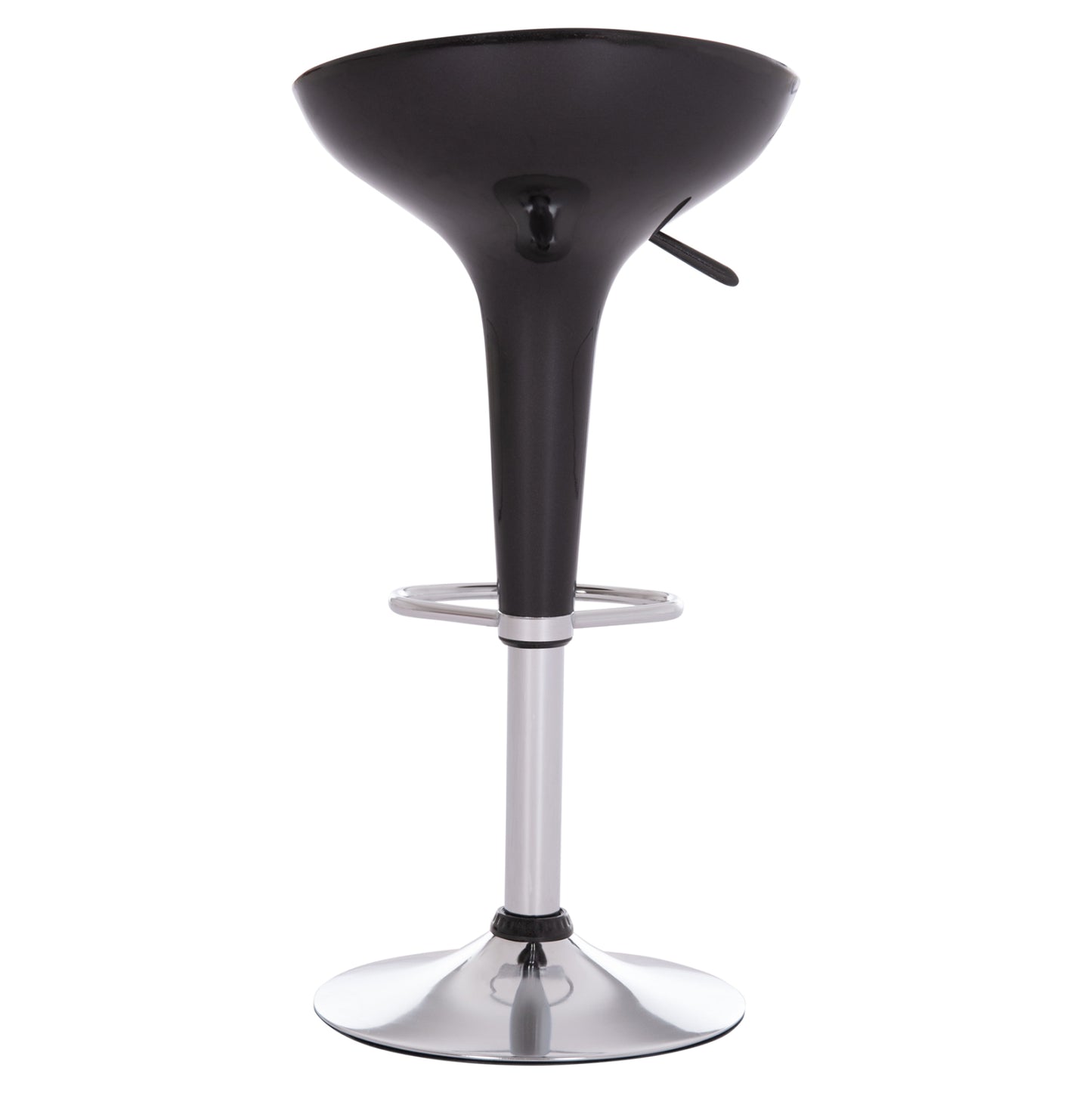 Bar Stool Swivel Daisy Hm200.21 Abs In Black--suspension 44x38x85hcm.