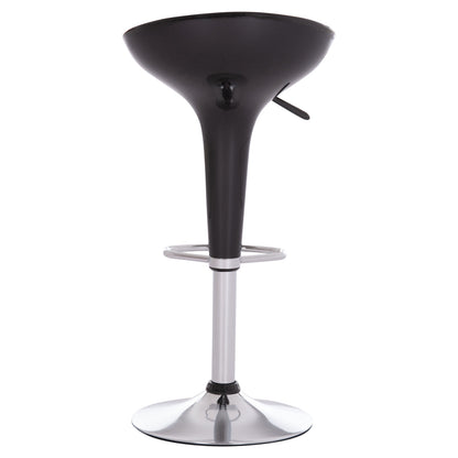 Bar Stool Swivel Daisy Hm200.21 Abs In Black--suspension 44x38x85hcm.