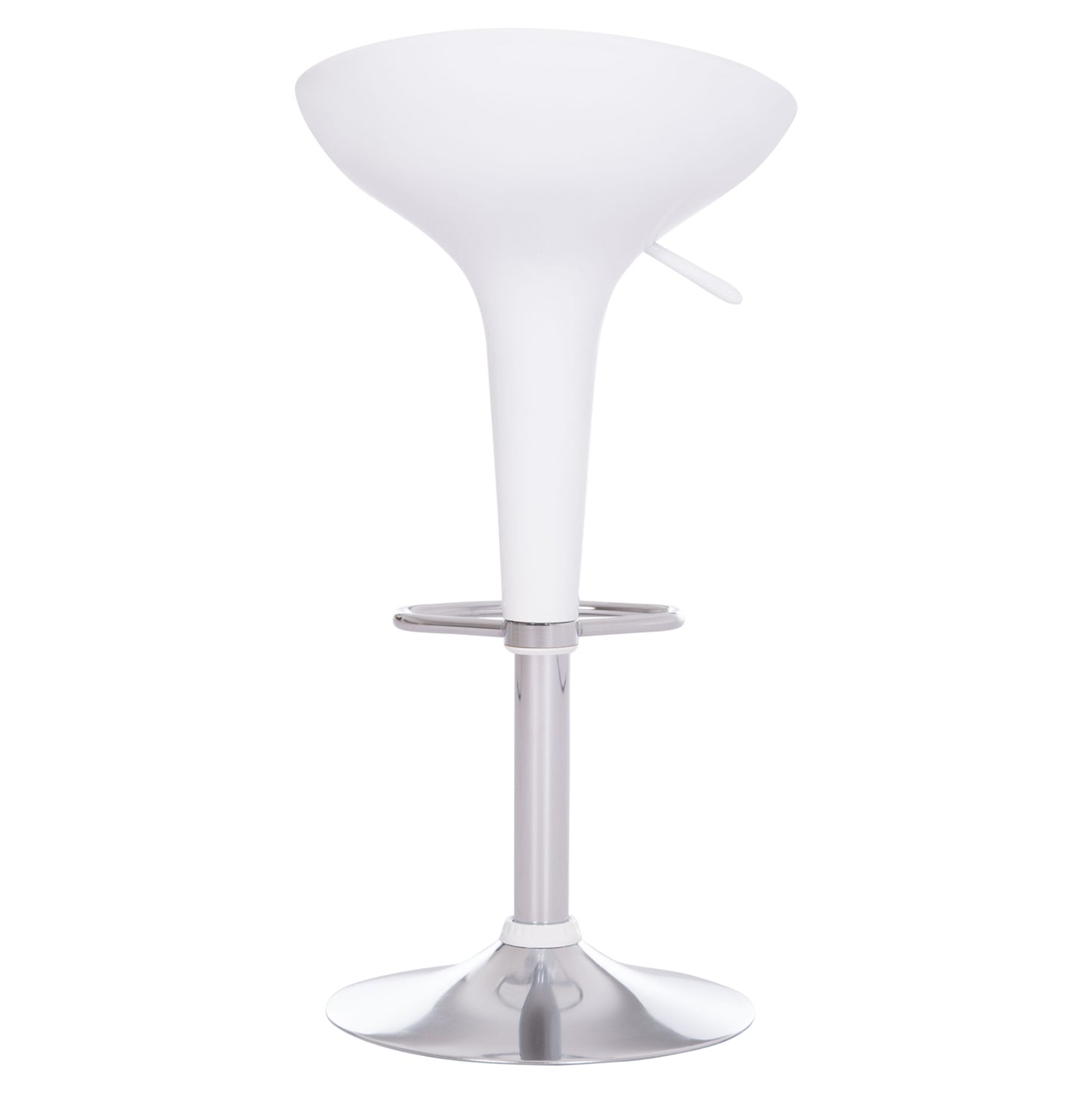 Bar Stool Swivel Daisy Hm200.22 Abs In White--suspension 44x38x85hcm.