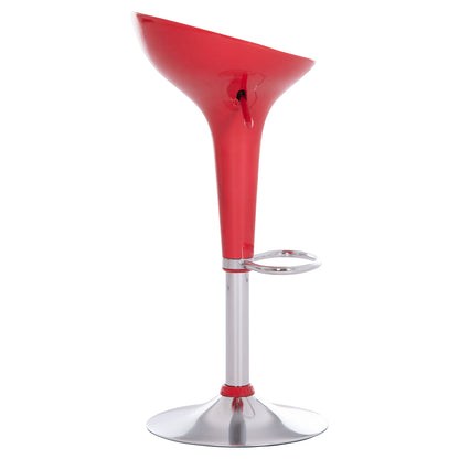 Bar Stool Swivel Daisy Hm200.24 Abs In Red--suspension 44x38x85hcm.
