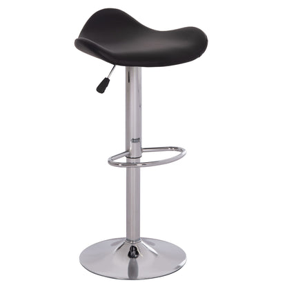 Bar Stool Swivel Ganna Hm201.21 With Suspension-black Pu 44x42x87hcm.