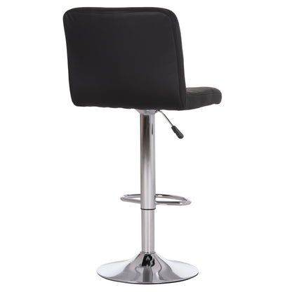 Bar Stool Swiveling Diana Hm202.21 Black Pu--chromed Metal 44x52x109hcm.