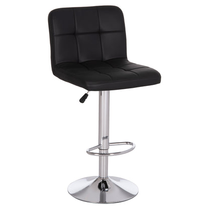 Bar Stool Swiveling Diana Hm202.21 Black Pu--chromed Metal 44x52x109hcm.