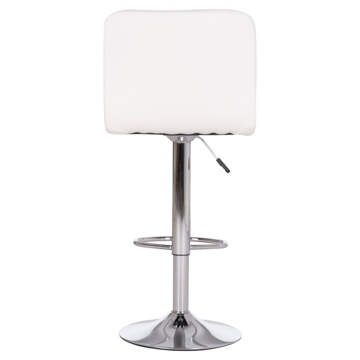 Bar Stool Swiveling Diana Hm202.22 White Pu--chromed Metal 44x52x109hcm.