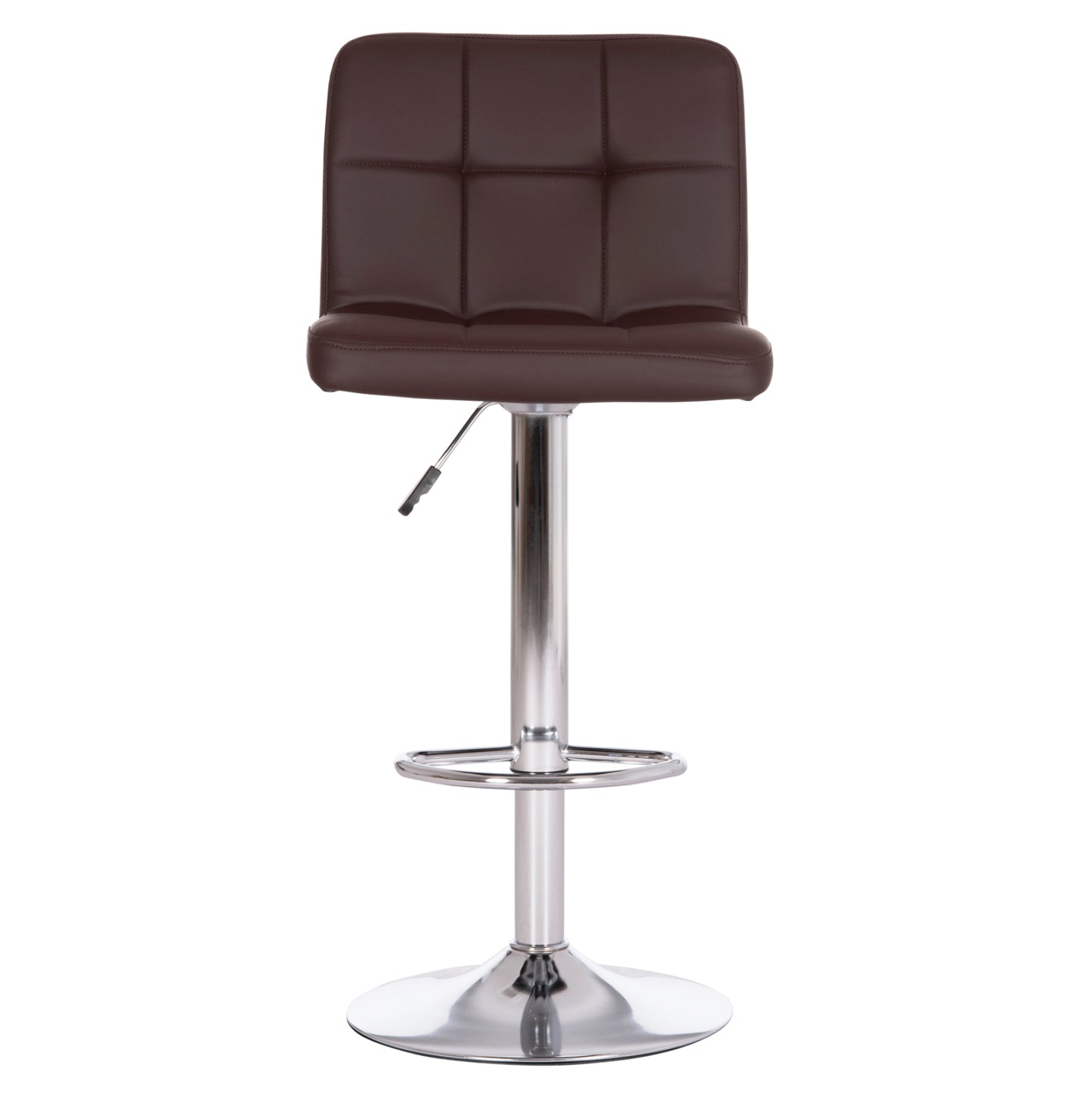 Bar Stool Swiveling Diana Hm202.23 Brown Pu--chromed Metal 44x52x109hcm.