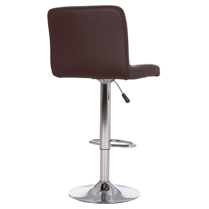 Bar Stool Swiveling Diana Hm202.23 Brown Pu--chromed Metal 44x52x109hcm.