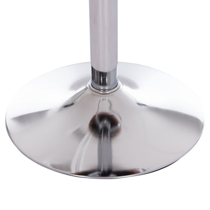 Bar Stool Swivel Rea Hm203.23 With Suspension-brown Pu 54x47x96hcm.