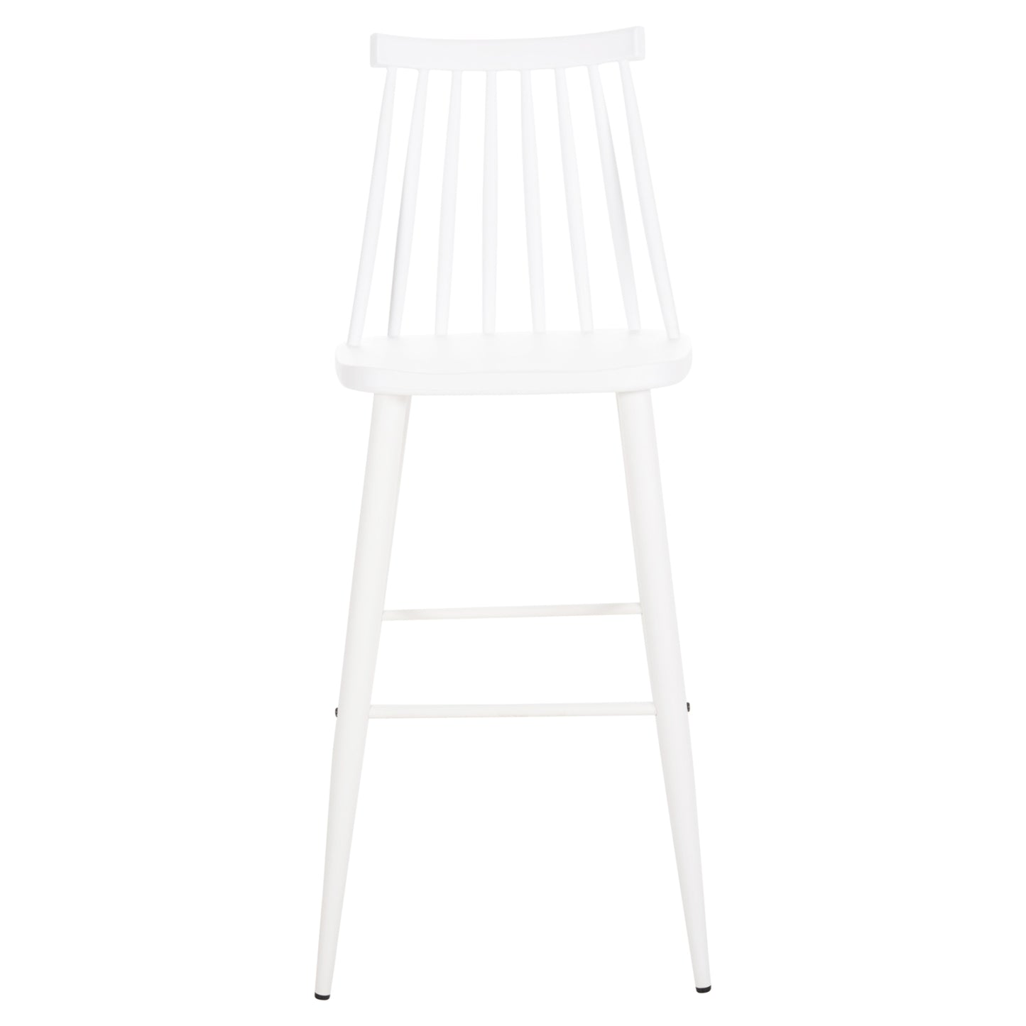 Bar Stool High Seat Vanessa Hm8459.11 White Pp & White Metal Legs 47x48,5x107hcm.