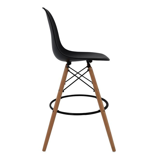 Bar Stool Renata Black Hm0173.02 47x50x108 Cm