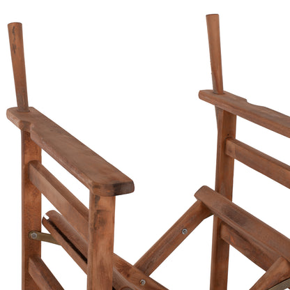 Director's Bar Stool Palmer In Walnut-impregnated Frame Only Hm5578.01 57x57x117hcm