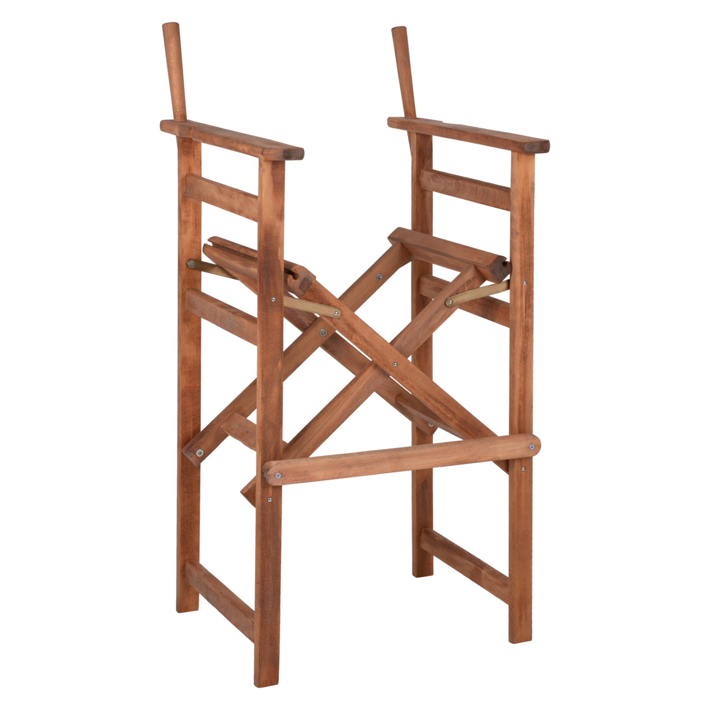 Director's Bar Stool Palmer In Walnut-impregnated Frame Only Hm5578.01 57x57x117hcm