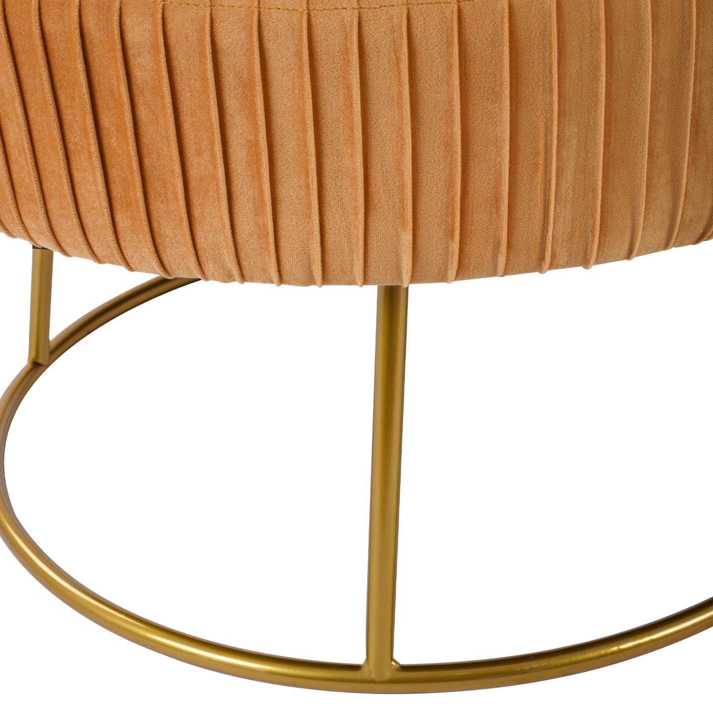 Bench Alinafe Hm8635.09 From Gold Velvet With Gold Base 118x64x40,5cm