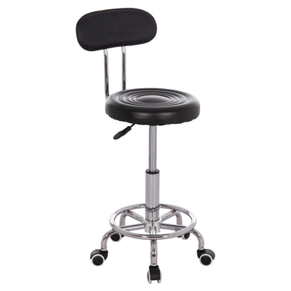 Office Designer's Swivel Stool Iris Hm211.21 Black Pu 34x43x86.5hcm.