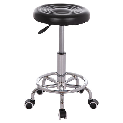 Office Designer's Swivel Stool Iris Hm212.21 Black Pu Φ32x45-60hcm.
