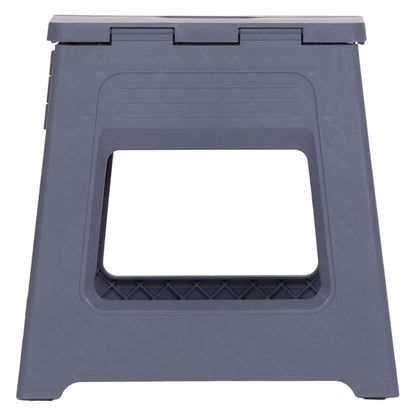 Foldable Polypropylene Stool Solis Hm18392.01 Grey 30x25x30hcm.