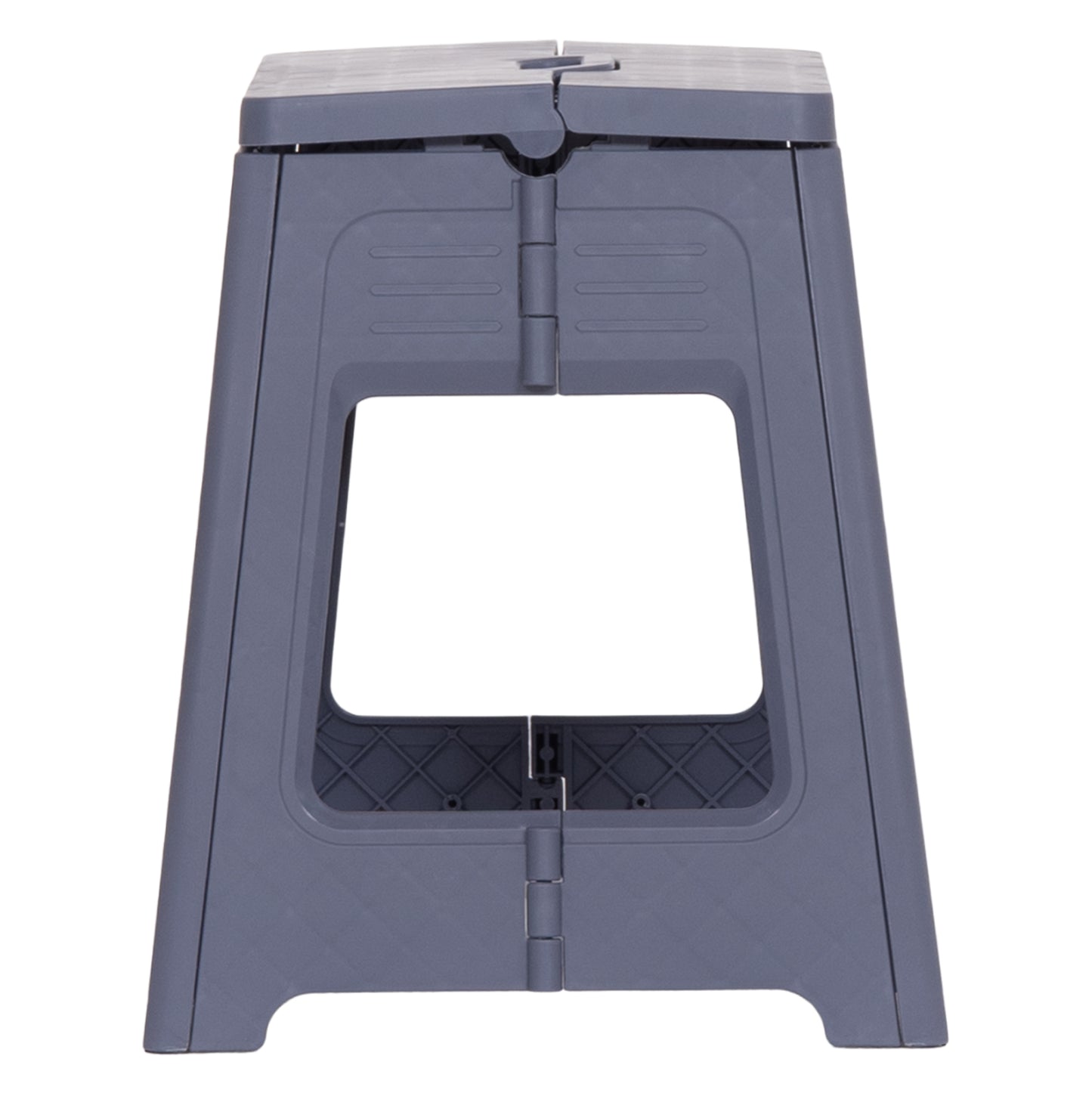 Foldable Polypropylene Stool Solis Hm18392.01 Grey 30x25x30hcm.