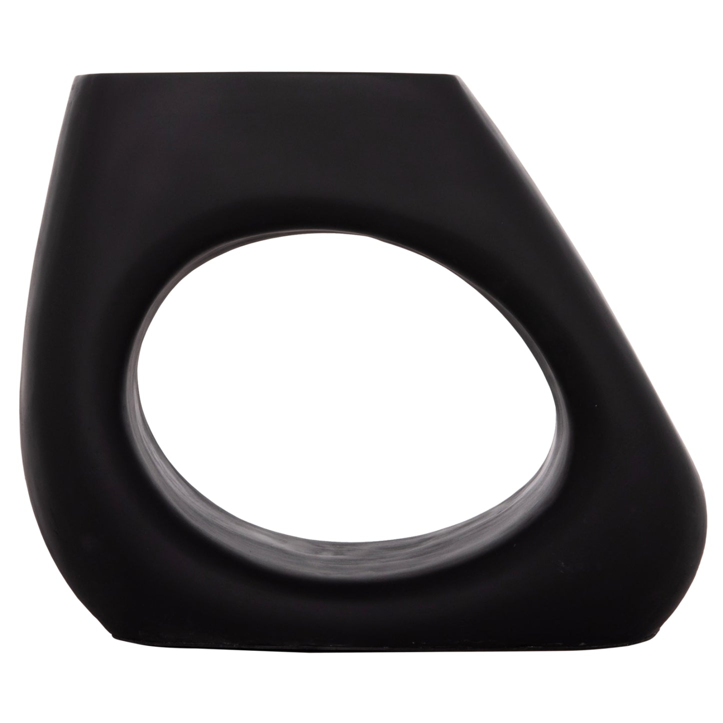 Stool Lans Hm4691.01 Fiber Cement In Black--58x28x45.5hcm.