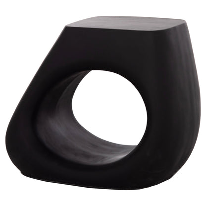 Stool Lans Hm4691.01 Fiber Cement In Black--58x28x45.5hcm.