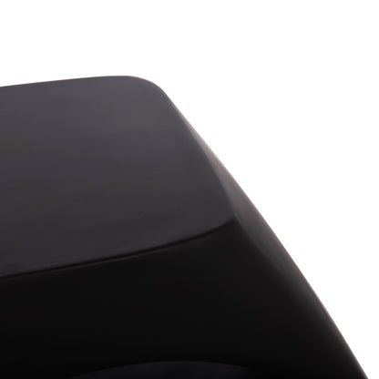 Stool Lans Hm4691.01 Fiber Cement In Black--58x28x45.5hcm.