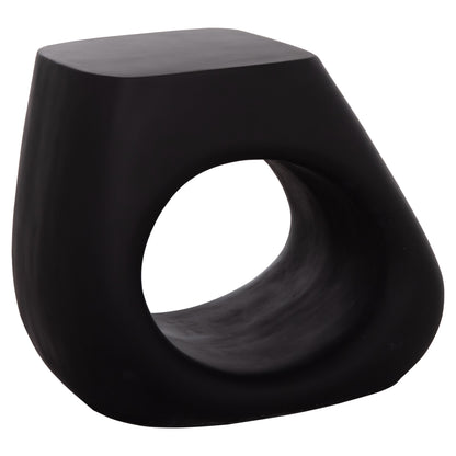 Stool Lans Hm4691.01 Fiber Cement In Black--58x28x45.5hcm.