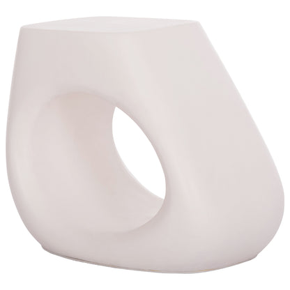 Stool Lans Hm4691.02 Fiber Cement In White--55x30x46hcm.