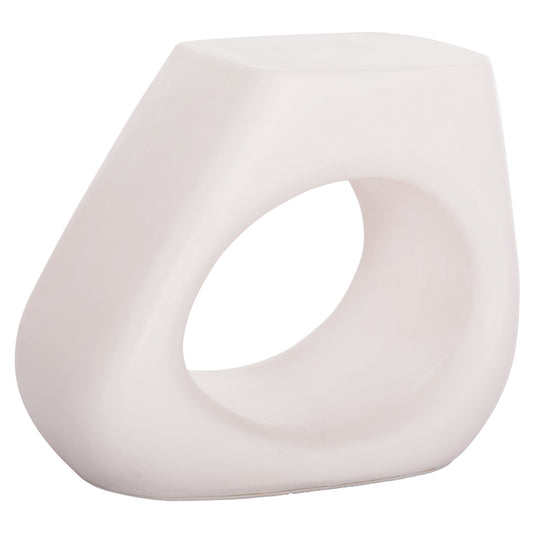 Stool Lans Hm4691.02 Fiber Cement In White--55x30x46hcm.