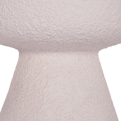 Round Stool Interon Hm18171.02 Fiber Cement In White--Φ34x39hcm.
