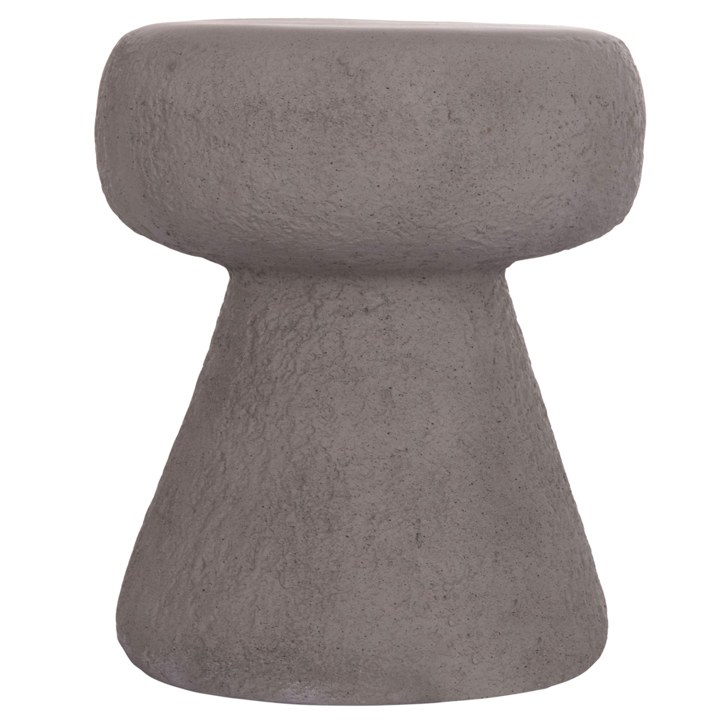 Round Stool Interon Hm18171.03 Fiber Cement In Grey--Φ34x39hcm.