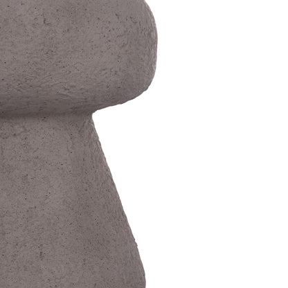 Round Stool Interon Hm18171.03 Fiber Cement In Grey--Φ34x39hcm.