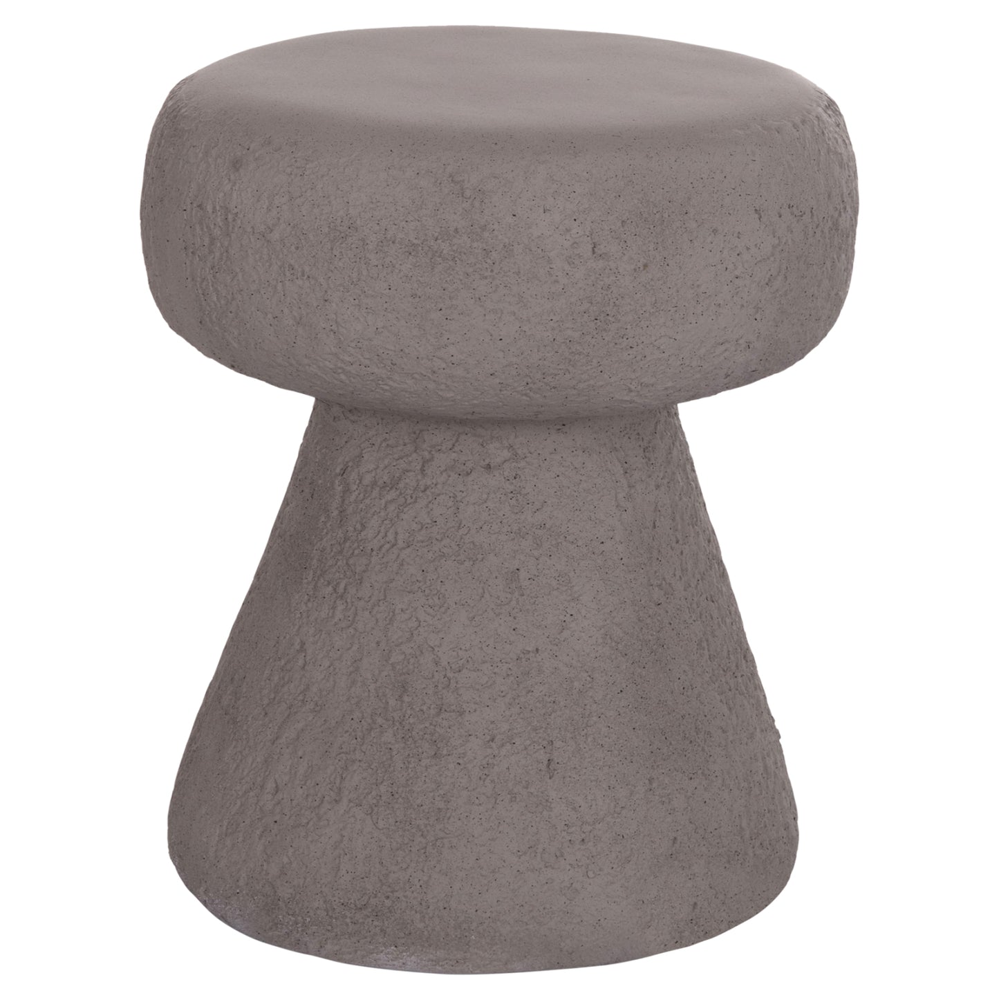 Round Stool Interon Hm18171.03 Fiber Cement In Grey--Φ34x39hcm.