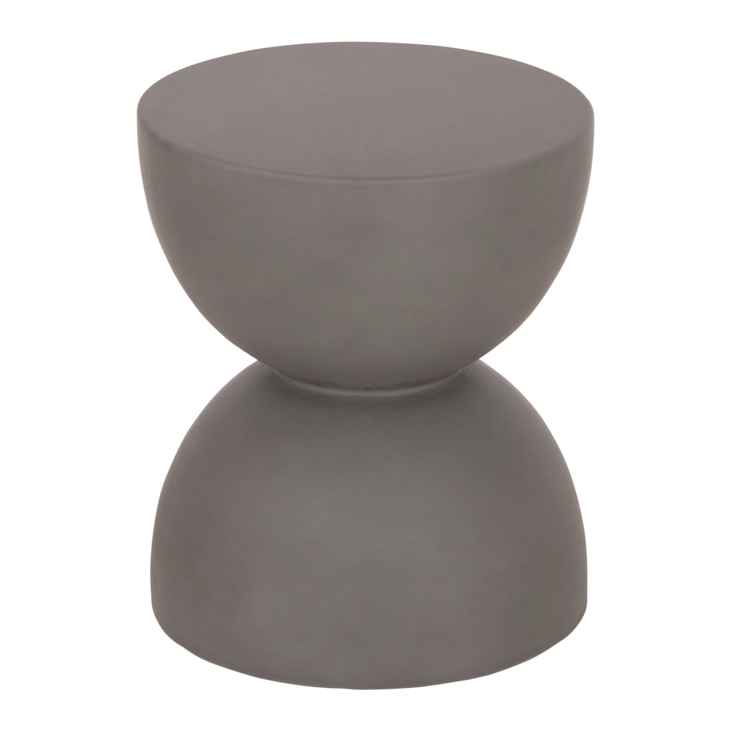 Round Stool Zini Hm6580.01 Fiber Cement In Grey Φ35x43hcm.