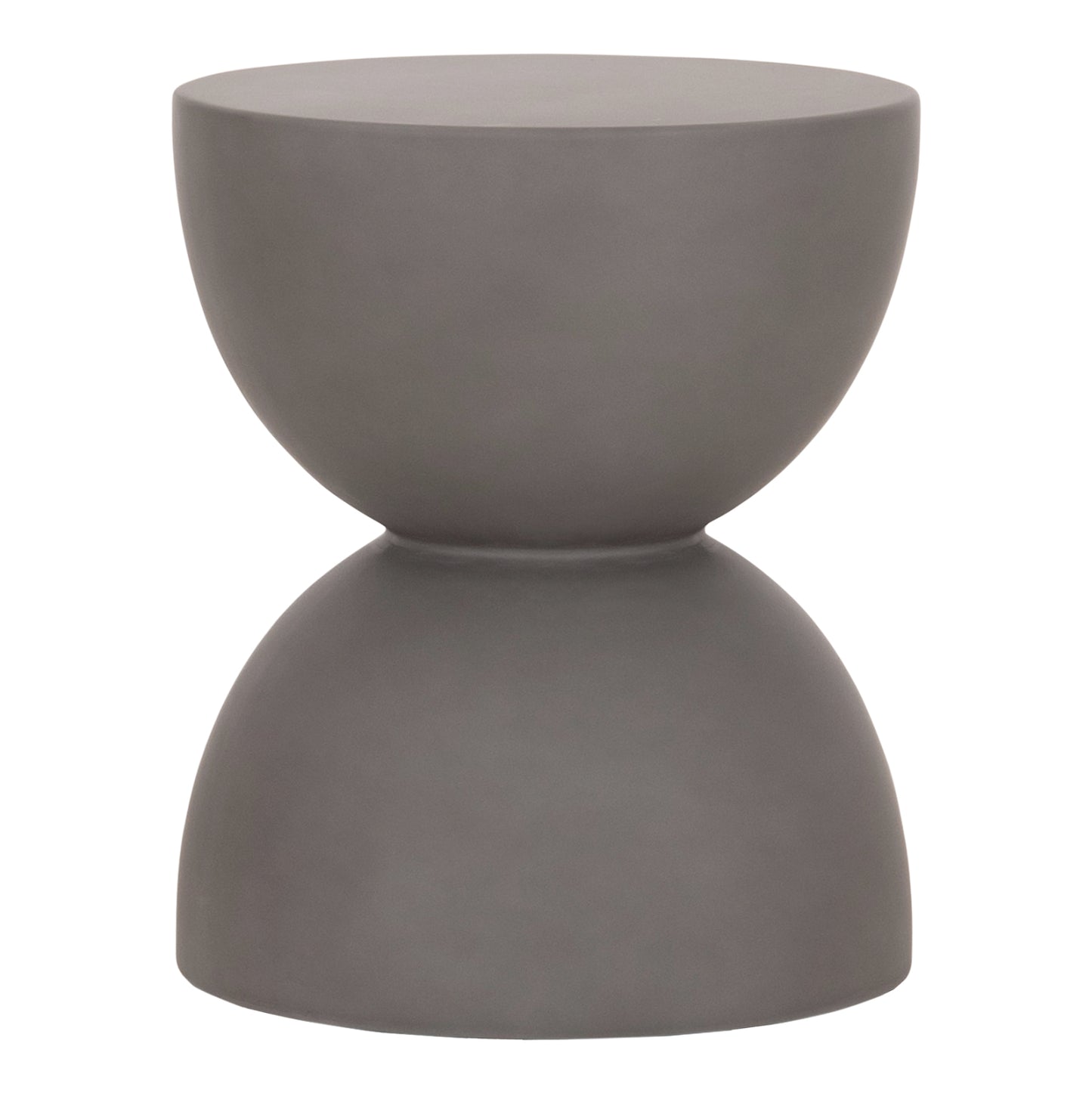 Round Stool Zini Hm6580.01 Fiber Cement In Grey Φ35x43hcm.
