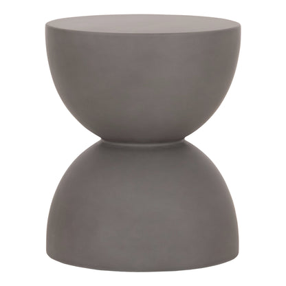 Round Stool Zini Hm6580.01 Fiber Cement In Grey Φ35x43hcm.