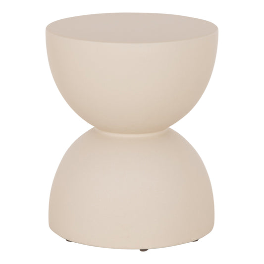 Round Stool Zini Hm6580.02 Fiber Cement In Beige Φ35x43hcm.