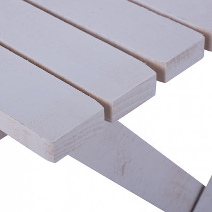 Stool- Auxilliary Table White 402 Koli 40x40 Foldable Hm288.03 40x40x44cm