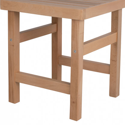 Stool-table Natural Soaking Koli 40x40x45 Cm Hm289.03
