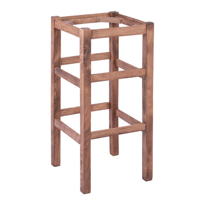 Wooden Stool Without Back In Walnut Hm5583.01