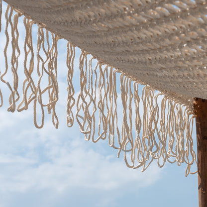 Macrame Sunshade Hm5780, Beige Color, 300x300cm