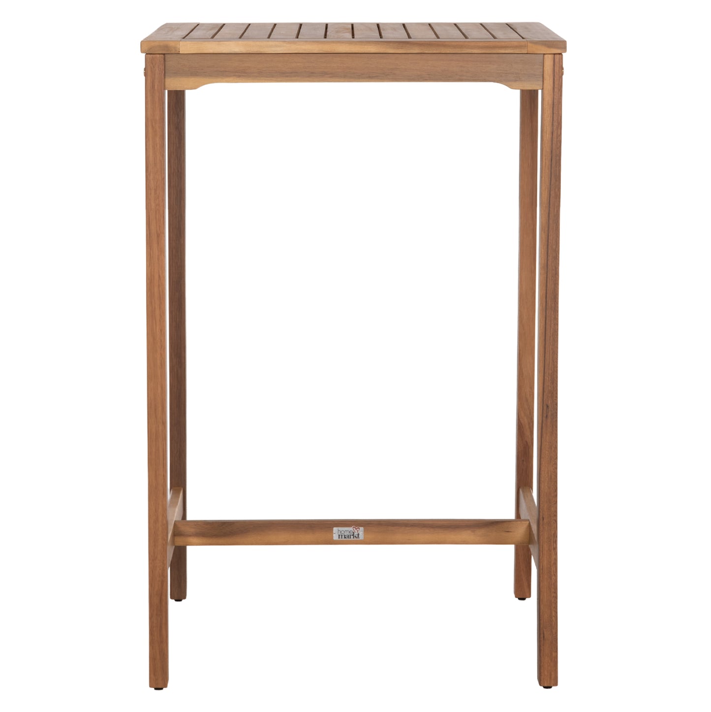 Bar Stand Square Servan Hm6516 Acacia Wood In Natural 65x65x100.5hcm.