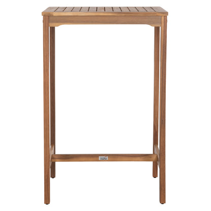 Bar Stand Square Servan Hm6516 Acacia Wood In Natural 65x65x100.5hcm.