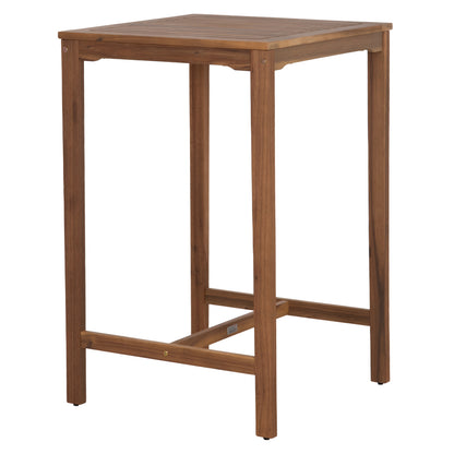 Bar Stand Square Servan Hm6516 Acacia Wood In Natural 65x65x100.5hcm.